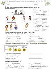 English Worksheet: a simple test!