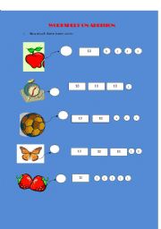 English worksheet: WORKSHEET ON ADDITION