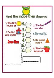 English Worksheet: Find the secret word 