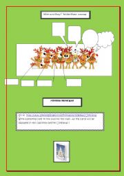 English worksheet: Christmas activities