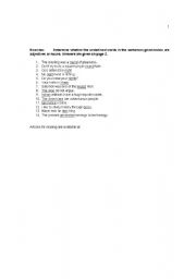 English Worksheet: Nouns and Adjectives