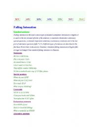 English Worksheet: intonation