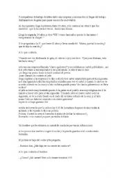 English Worksheet: actions veb