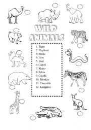 Wild animals