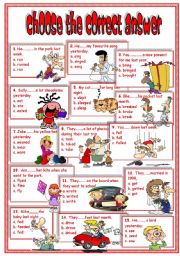 English Worksheet: simple past.irregular verbs