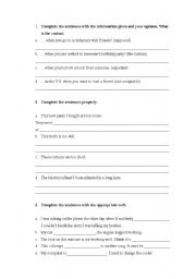 English Worksheet: Interchange test 3A units 5-6