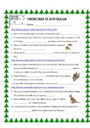 English Worksheet: Christmas in Australia