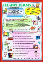 RELATIVE CLAUSES (REVISION)