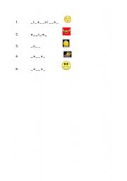 English worksheet: just vowels, mixed emotions part  2