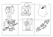English worksheet: Play Halloween bingo