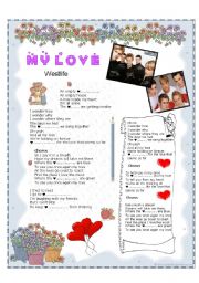 English Worksheet: my love - westlife