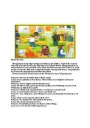 English Worksheet: opinion