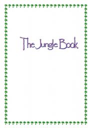 English Worksheet: The Jungle Book