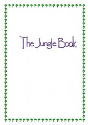 English worksheet: The Jungle Book