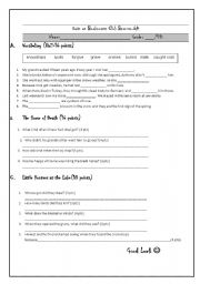 English worksheet: Quiz on Bookworms Club Bronze by Oxford