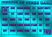 English Worksheet: Irregular verbs games
