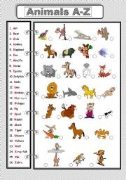 Three Letter Animal Name List