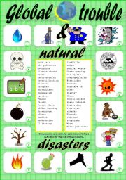 English Worksheet: ENVIRONMENTAL PROBLEMS