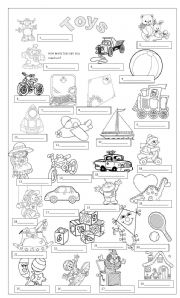 English Worksheet: TOYS