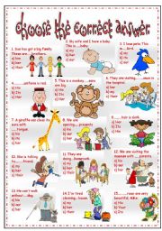 English Worksheet: possessive pronouns