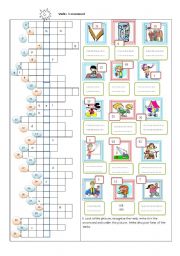 Verbs+Crossword (past simple)