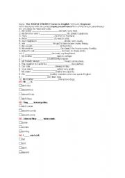 English worksheet: Present Simple 