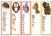 animal bookmarks