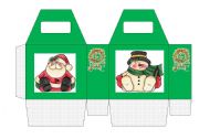 English Worksheet: Christmas Box Game