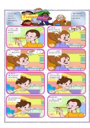 English Worksheet: Comics with Present Perfect 2