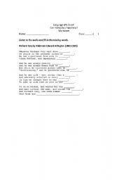 English worksheet: Richard Cory