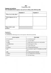 English Worksheet: Alice, by Woody Allen, 1990
