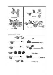 English worksheet: demonstrative adjectives