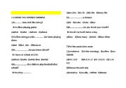 English worksheet: SIMPLE PRESENT TENSE TEST