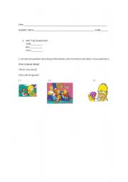 English worksheet: present continuous practice