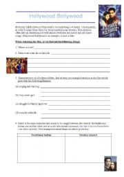 English Worksheet: Hollywood Bollywood