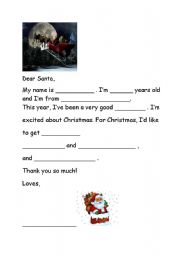 Letter to Santa Claus