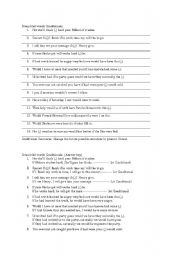 English worksheet: scrawbled words exercises (conditionals)
