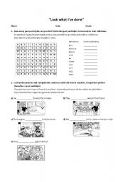 English Worksheet: Present Perfect Practice