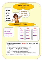 English Worksheet: past simple