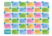 English Worksheet: Collocations and idioms-Board game
