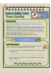 English Worksheet: Superwriters Series 1 - Conjunctions because/as/since (exploring theme)