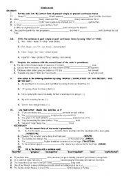 English Worksheet: Exercises for 11th grade Anatolian High School students