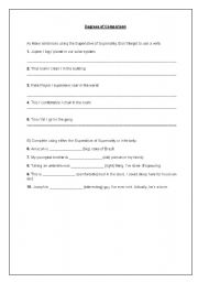 English worksheet: Degrees of comparison