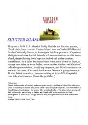 English Worksheet: Shutter Island Activity (Film)