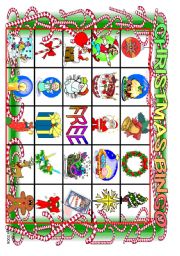 Christmas Bingo boards 8-10 (of 10)  