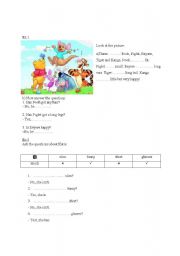 English Worksheet: to be/ have got