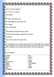 English worksheet: English Grammer Lesson 1