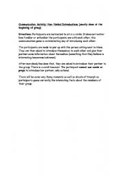 English Worksheet: Nonverbal Communication