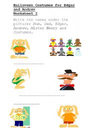 English Worksheet: Edgar and Andrew