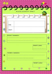 English Worksheet: A simple assessment paper